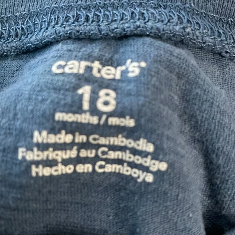 Carter's Amazing Long Sleeve Shirt Blue 18M